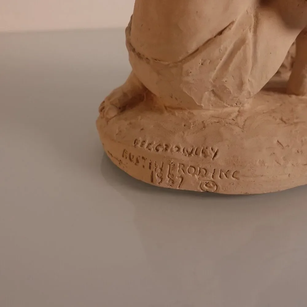 Austin Products Sculpture Dee Crowley Bright Eyes 1987 Sandcastle Girl 6